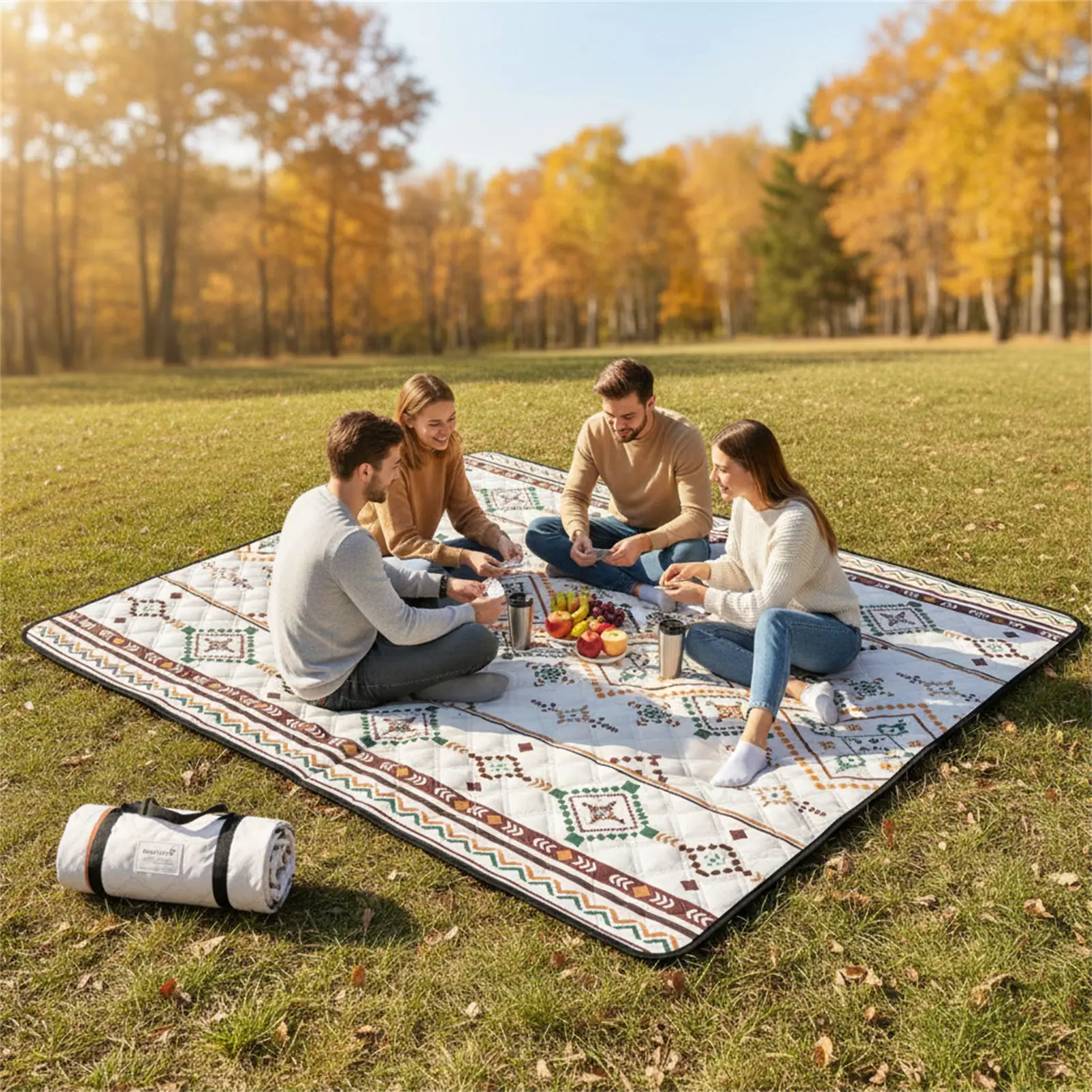 Colchoneta de acampada impermeable plegable de soldadura ultrasónica - imagen 5