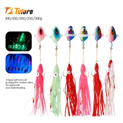 TOLU Calamar Jig Head Kabura Bullet Metal para Inchiku Tenya