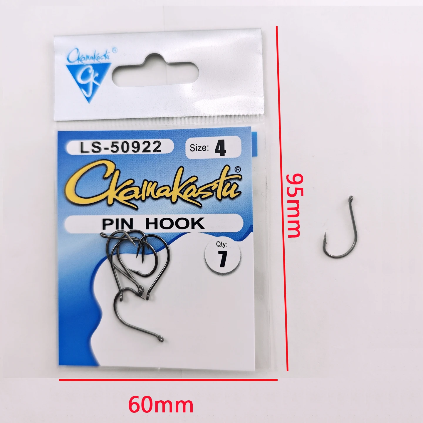 Anzuelos de acero carbono con ojo y alta dureza para pesca - imagen 2