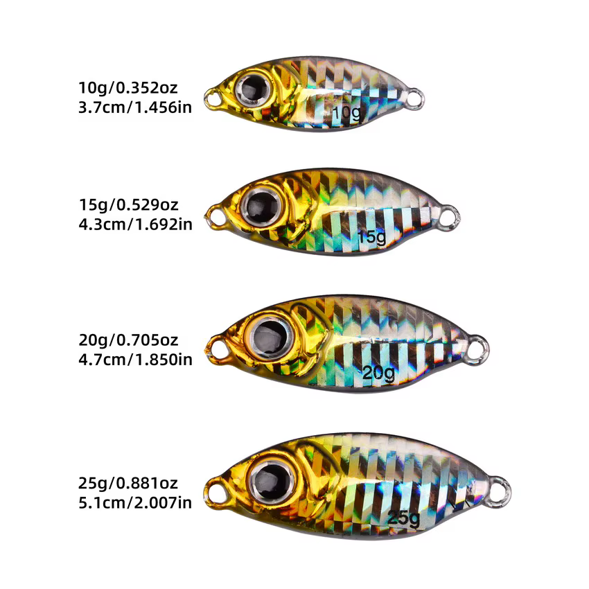 Señuelo Spinnerbait de metal para trucha - Jig Minnow 10-25 g - imagen 3