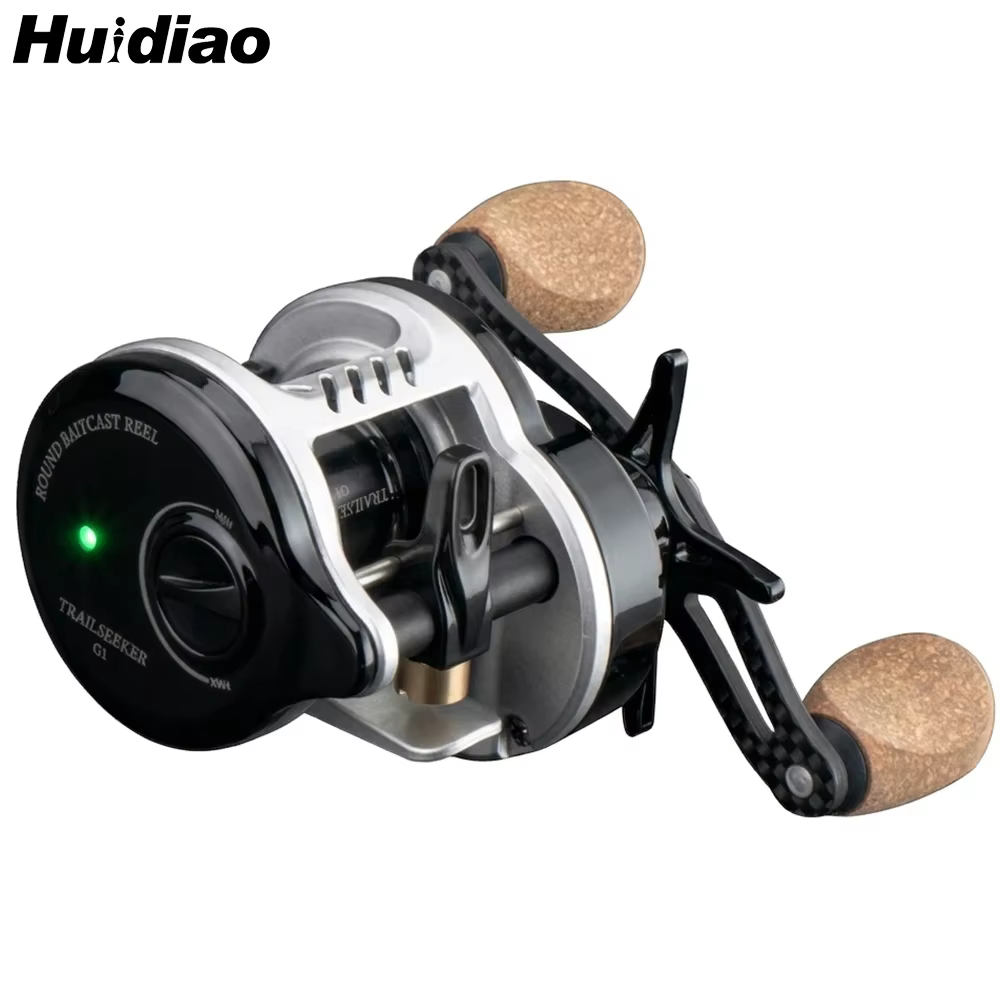 Carrete baitcasting Huidiao TRAILSEEKER G1 DC para señuelos finos - imagen 4