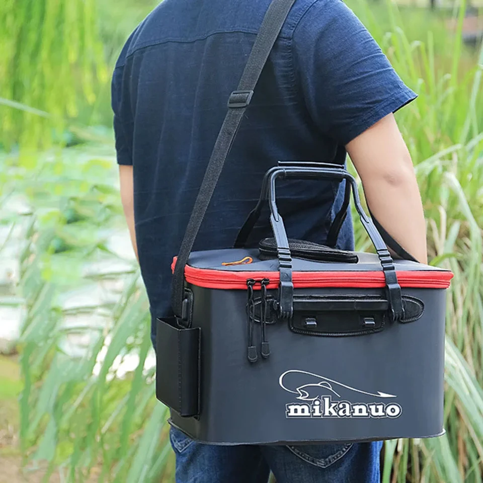 WALK FISH Cubo de Pesca Plegable EVA – Bolsa para Peces Vivos - imagen 5