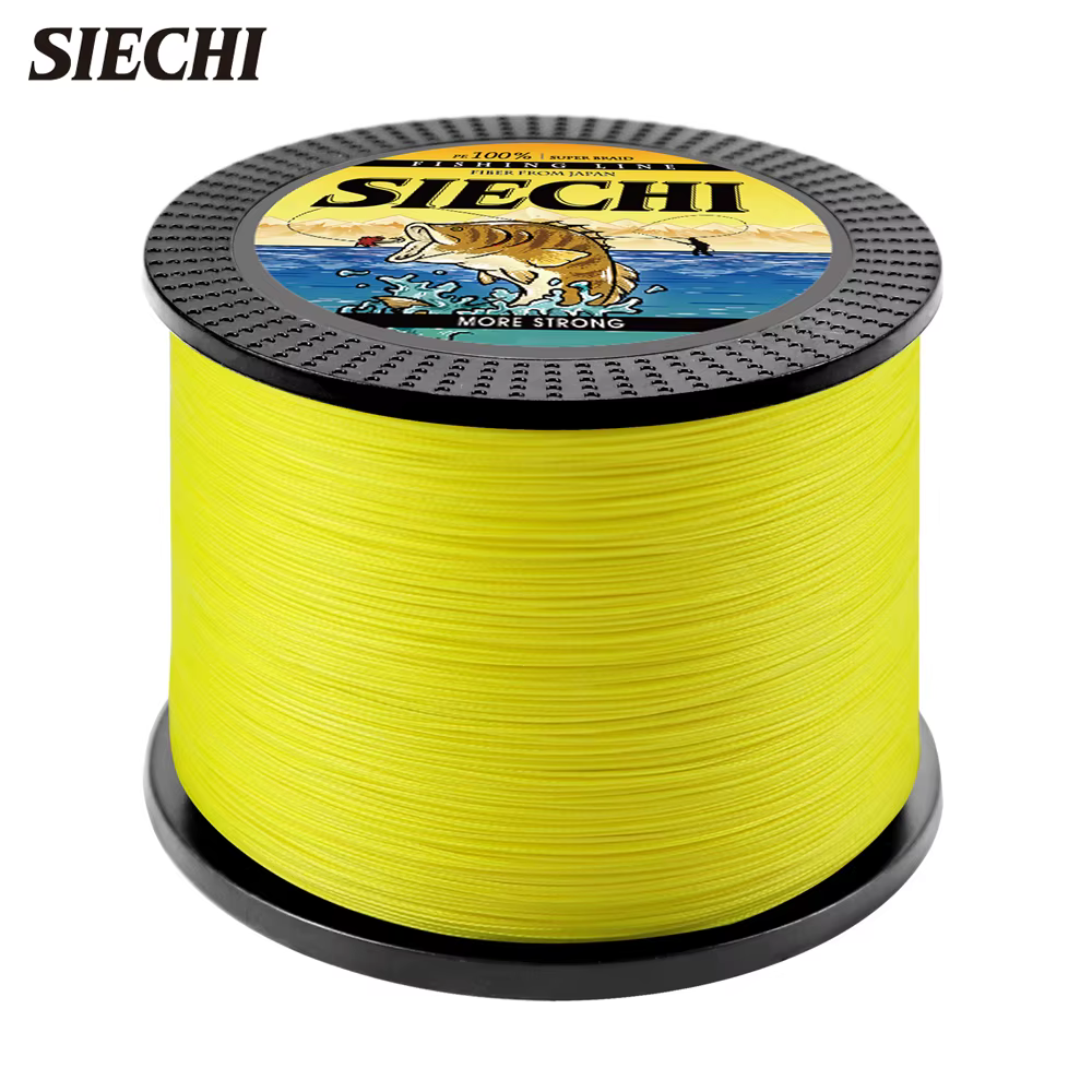 SIECHI Sedal de Pesca 4 Hebras PE 12-83LB – Resistente al Desgaste