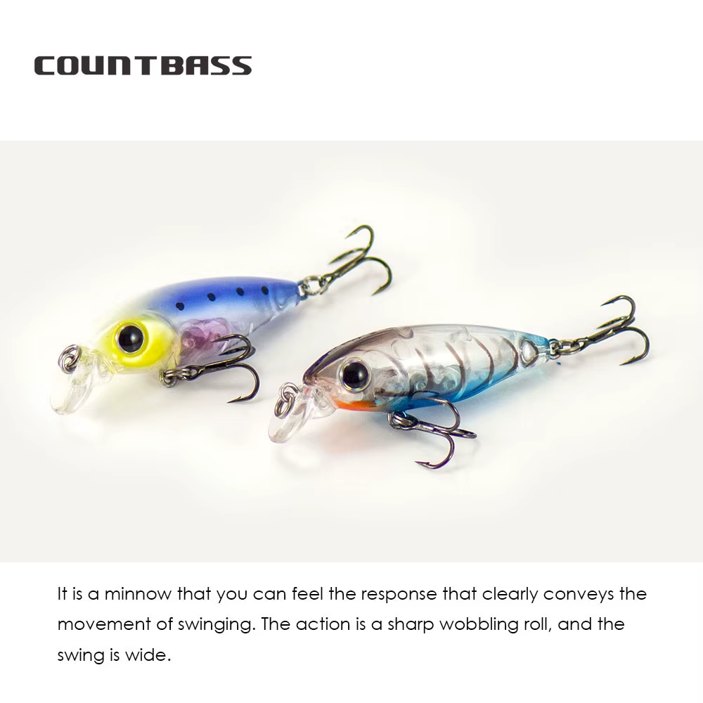 COUNTBASS Minnow hundido – Señuelo wobbler para pesca