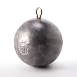 Plomo Cannonball para pesca en agua salada - plomos redondos