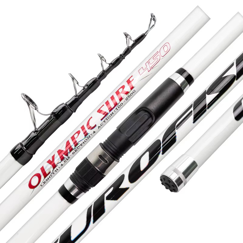 Caña Telescópica Surfcasting 4.2m/4.5m – Lanzamiento largo playa - imagen 4