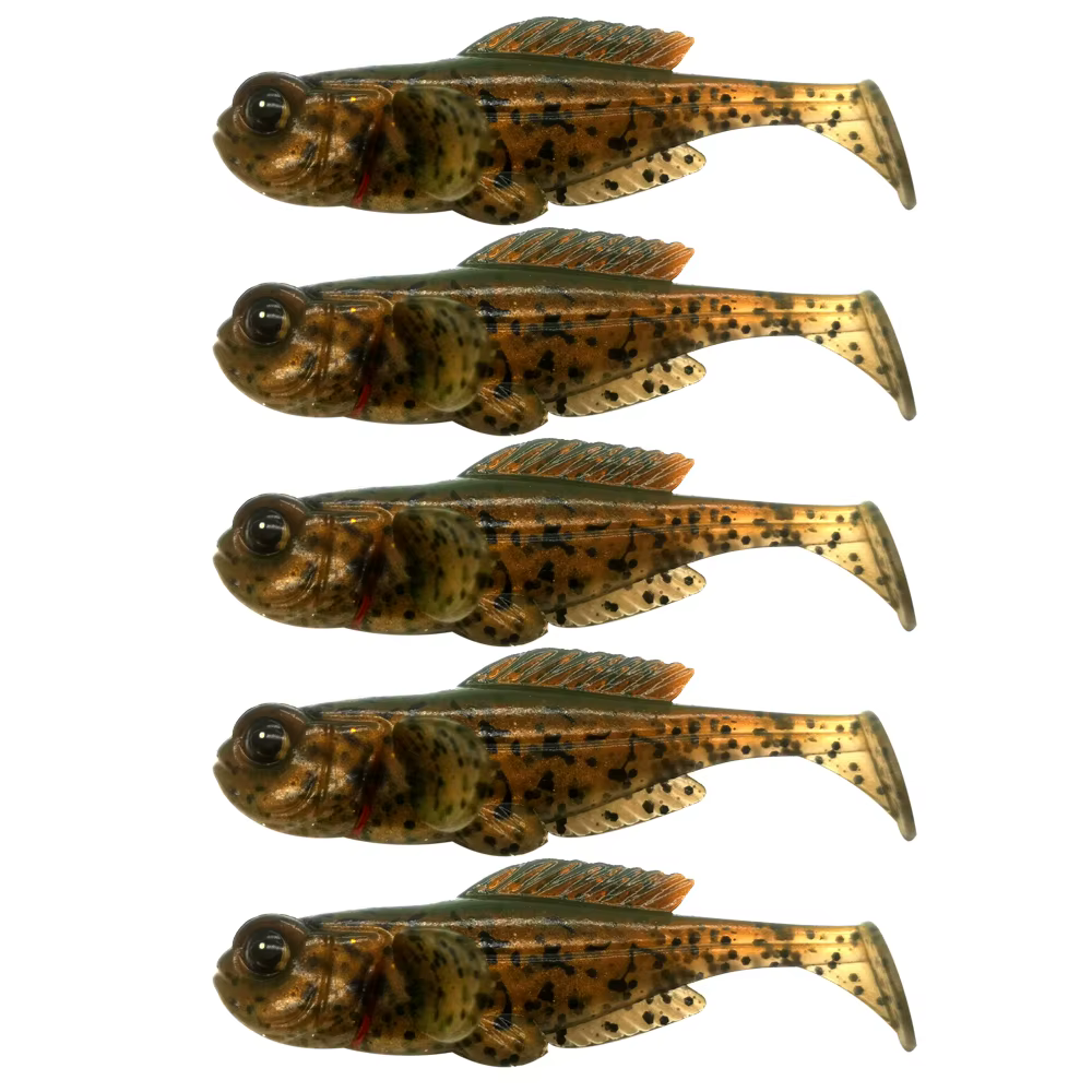 Goby Paddle Swimbait realista para depredador