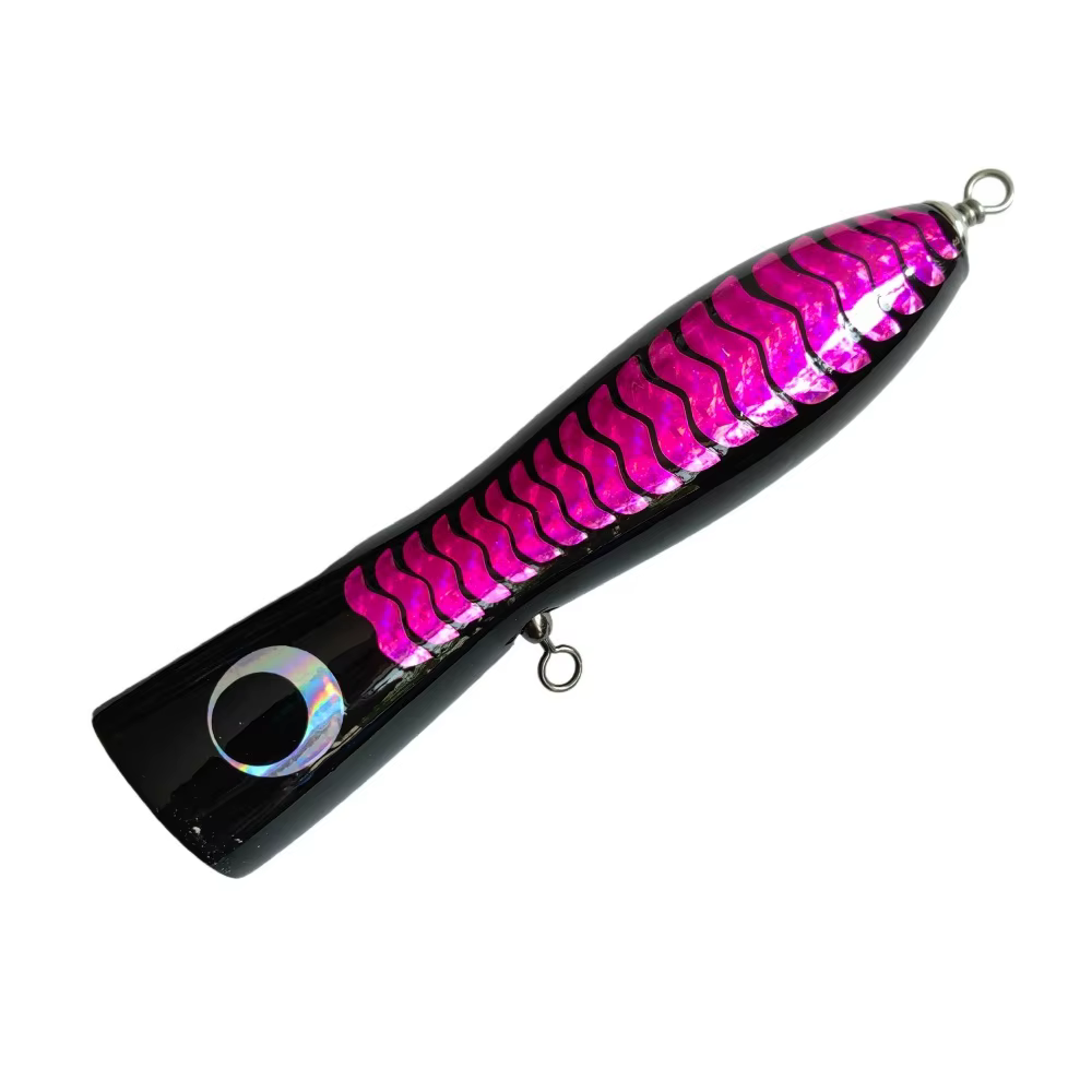 Topwater GT Woodend Popper de madera – Señuelo superficie grande - imagen 3