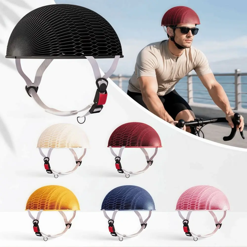 Casco de ciclismo plegable transpirable ligero diseño hueco universal - imagen 5