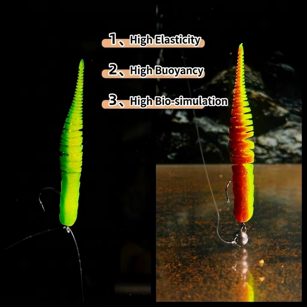 GOBAIT Señuelo Ned Rig Flotante de Vinilo Acanalado para Lubina - imagen 5