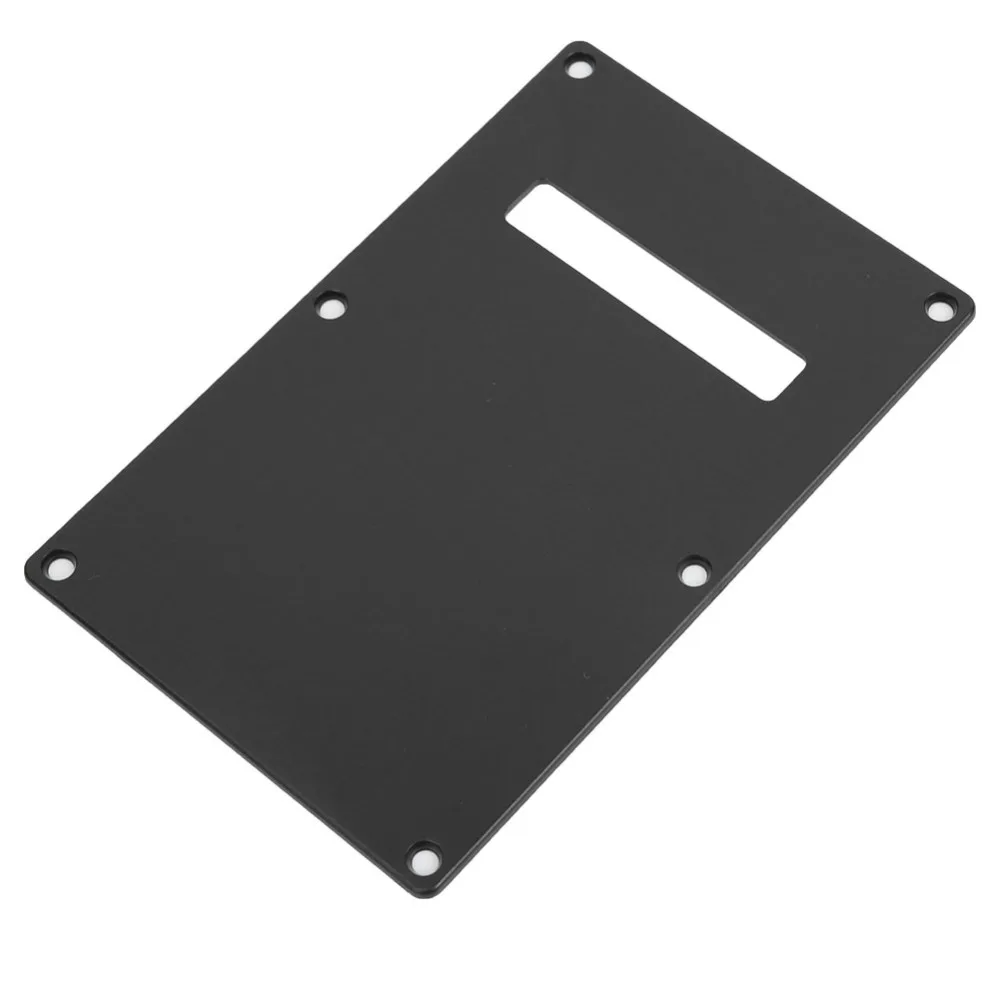 Placa trasera protectora guitarra eléctrica negra/blanca de plástico - imagen 5