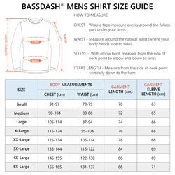 BASSDASH Camisa de pesca solar manga larga protección UPF 50+