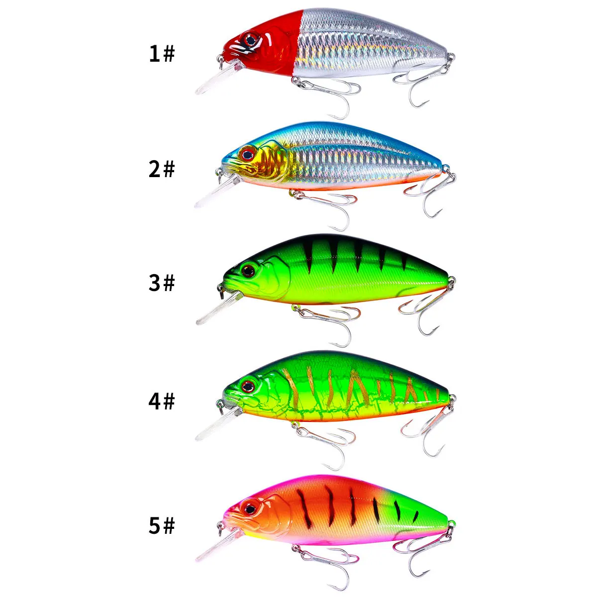 Señuelo Minnow con ojos 3D