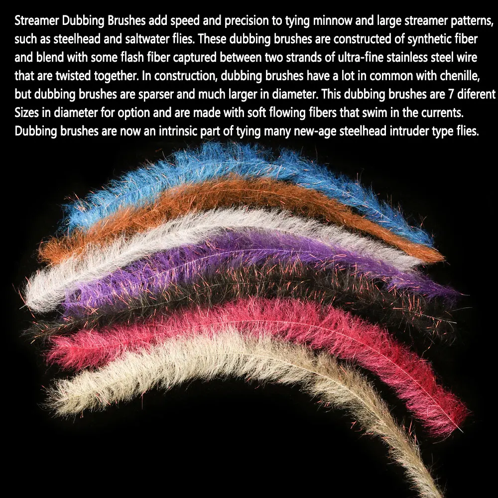Bimoo Flash Streamer – Material de atado para moscas de lucio
