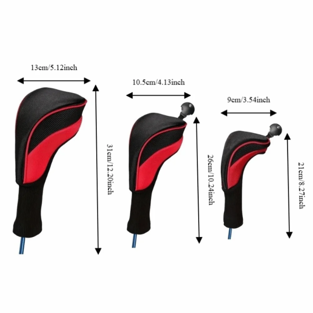 Fundas de golf de poliéster con malla y cuello largo para driver - imagen 5