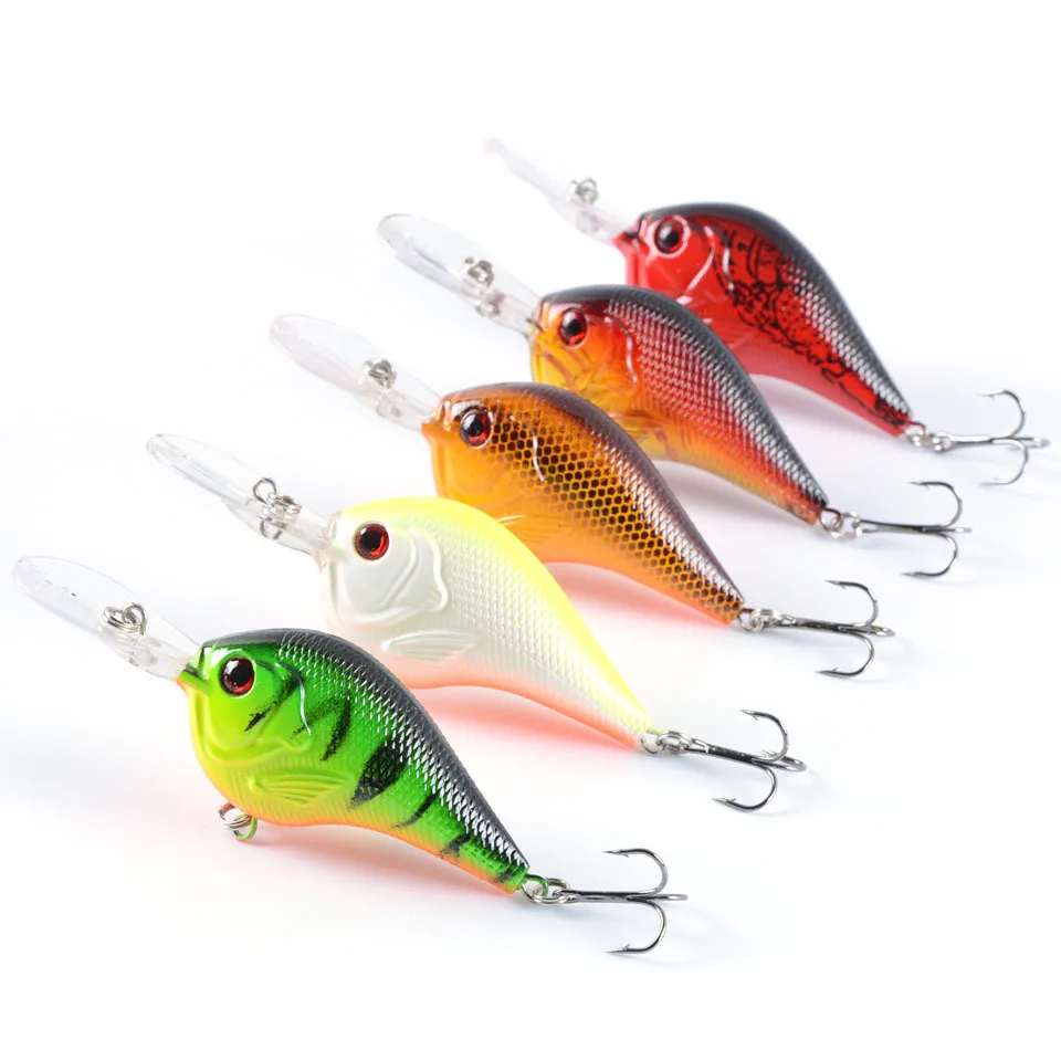 Señuelo Crankbait con ojos 3D y gancho de acero con carbono alto - imagen 3