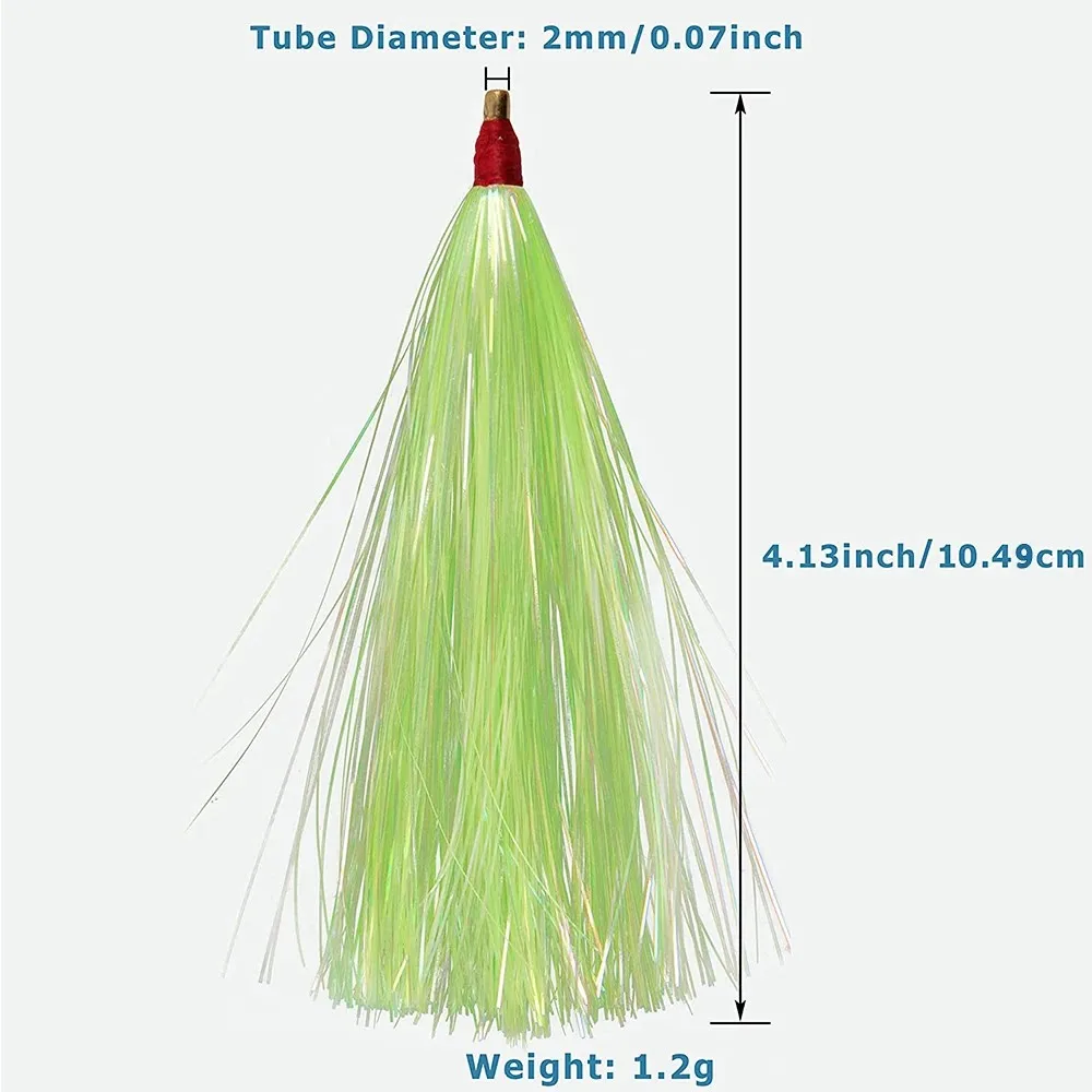 Mylar Flash Teaser – Bucktail señuelo trolling agua salada