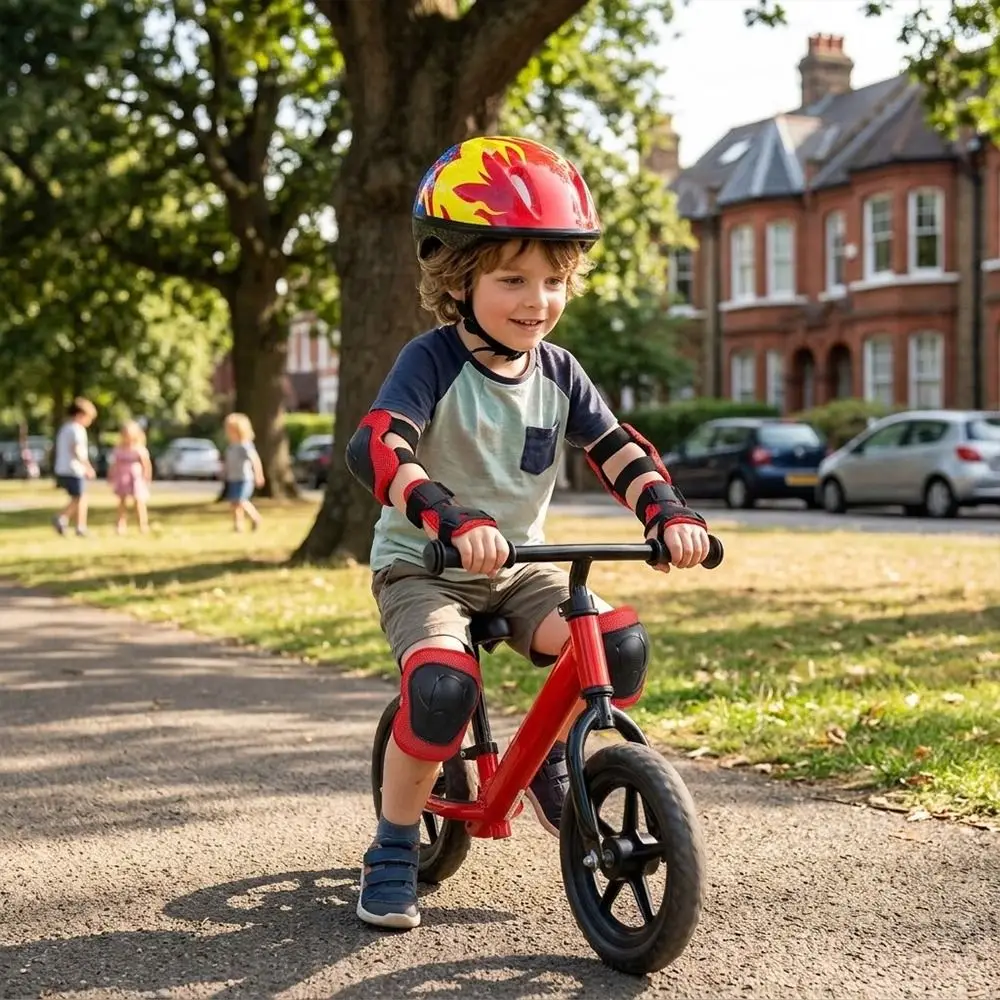 Casco y protecciones transpirables para ciclismo infantil - imagen 4