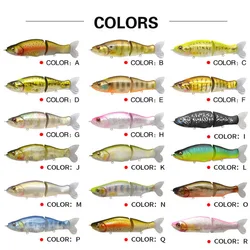 Señuelos Glidebait Articulados 135mm 28g para Lubina y Lucio