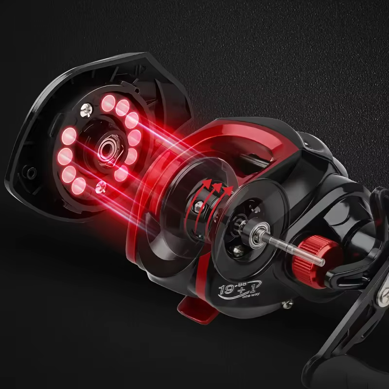 Carrete baitcasting 8KG – Ratio 7.2:1, 18+1BB - imagen 4