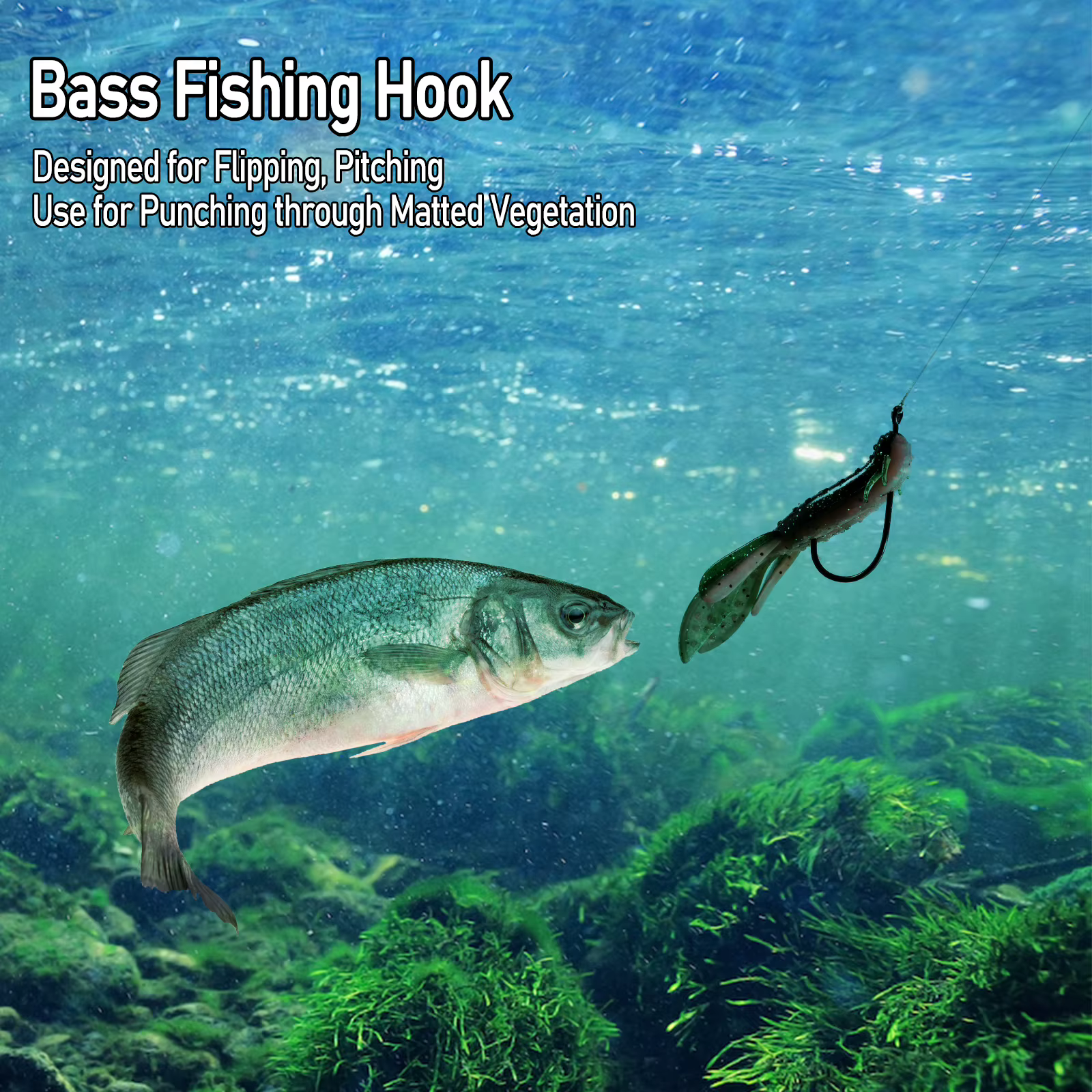 Jig Head Lubina con Retén – Vástago Largo para Vinilo - imagen 5