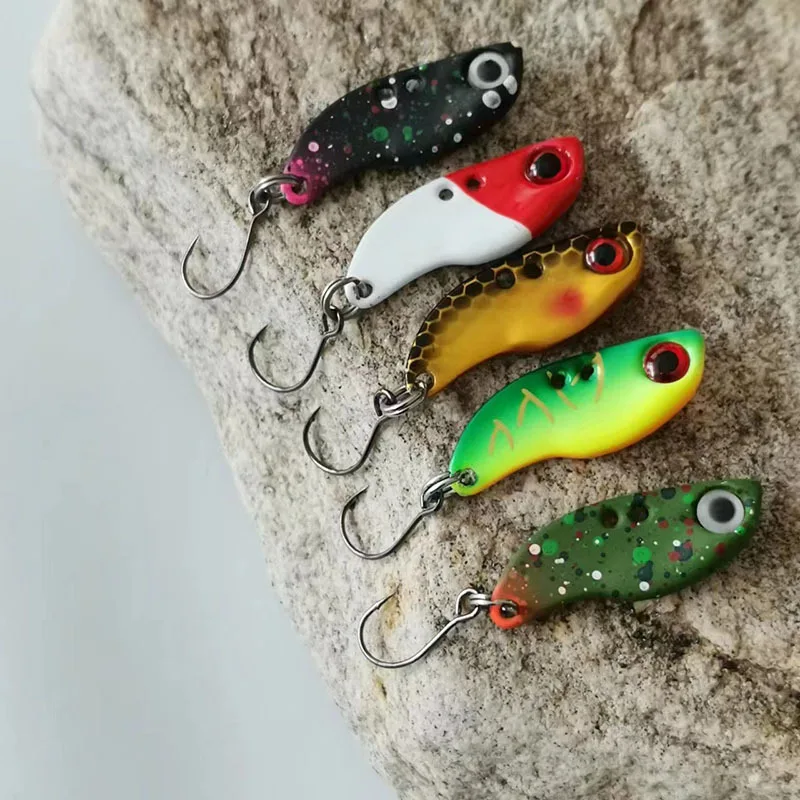 Señuelo VIB metálico con recubrimiento UV para trucha y black bass - imagen 3