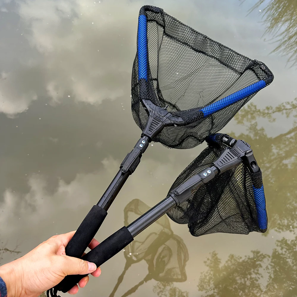 Red de pesca telescópica para salmón y bagre plegable portátil - imagen 4