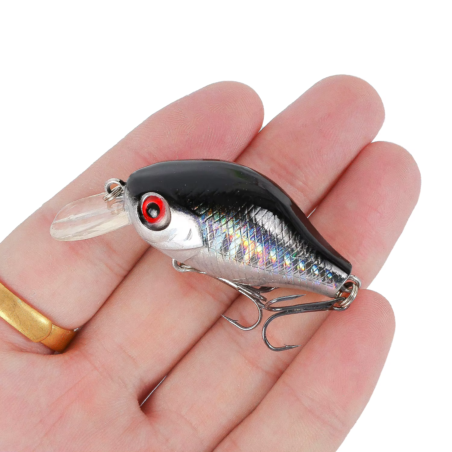 Crankbait flotante para lubina y lucio – Plástico duro - imagen 5