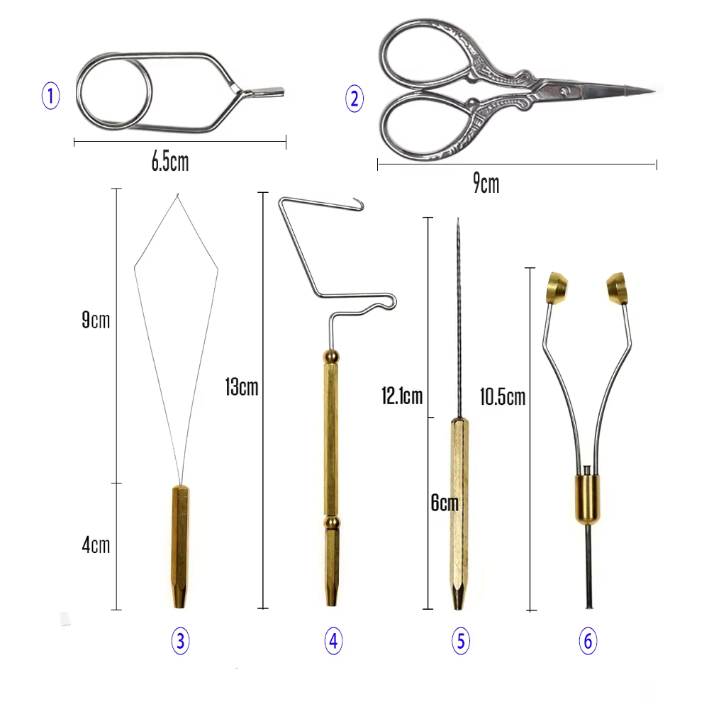 Kit Herramientas Atar Moscas Wifreo – Abrazadera C Giratoria Acero - imagen 2