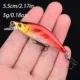 Señuelo Minnow Wobbler Crankbait para lubina con ojos 3D
