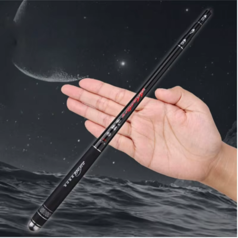 Mini caña ultraligera 40cm fibra de carbono – Compacta para pesca de mano - imagen 3
