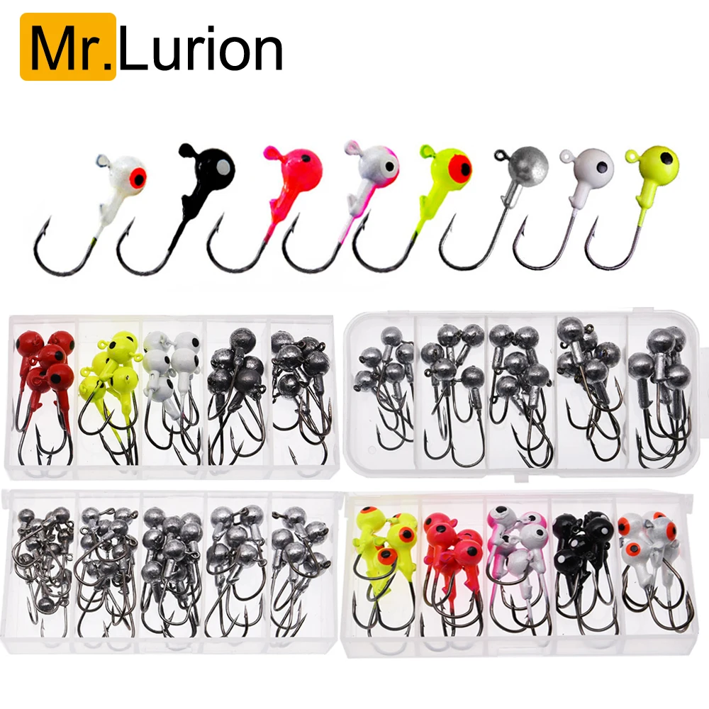 MrLurion Jig Head con cabeza redonda para vinilo en aguas profundas - imagen 5