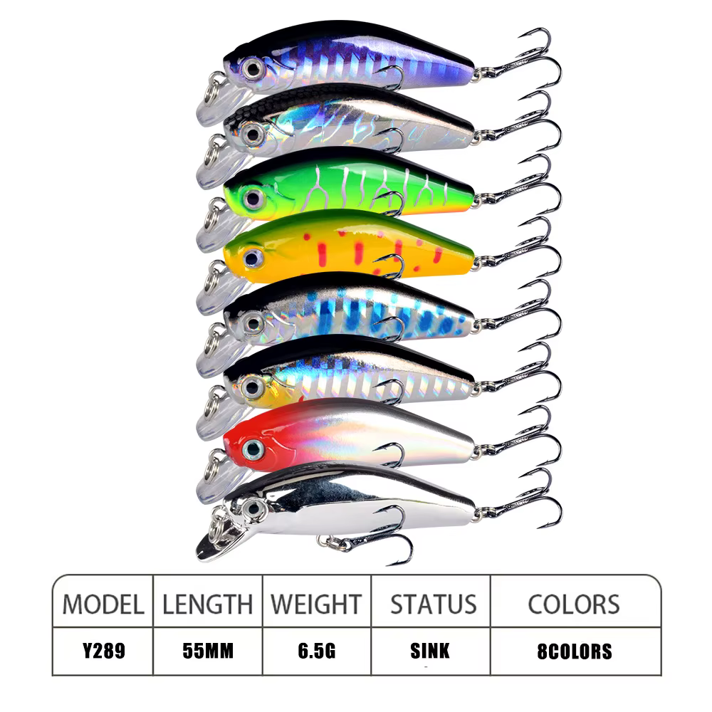 Señuelo Minnow hundido 55 mm para lucio - imagen 4