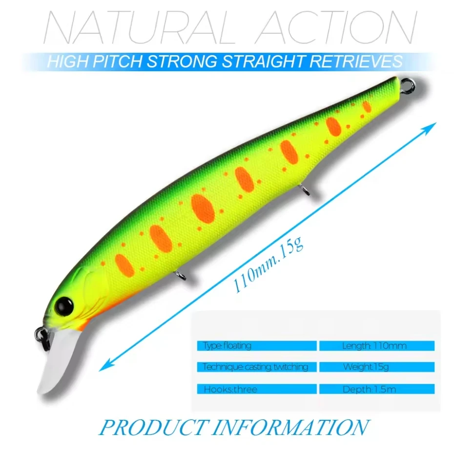 Bearking Riprizer 110 – Wobbler para carpa de 11 cm - imagen 5