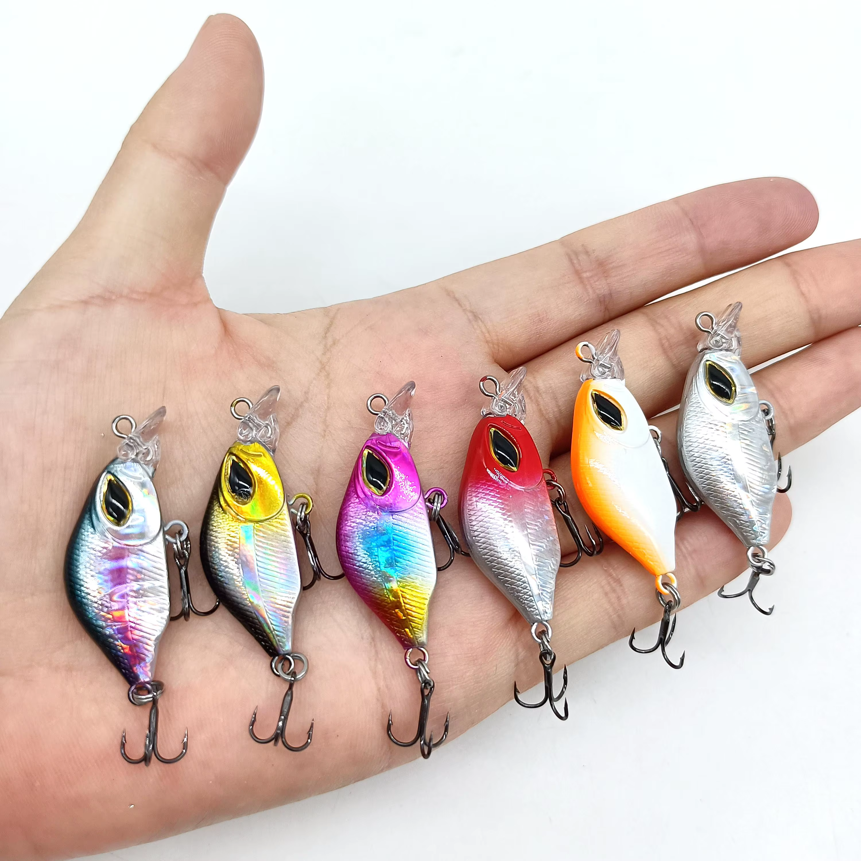 DUODUOYU Mini Crankbait - Señuelo hundimiento para lubina 42mm - imagen 2