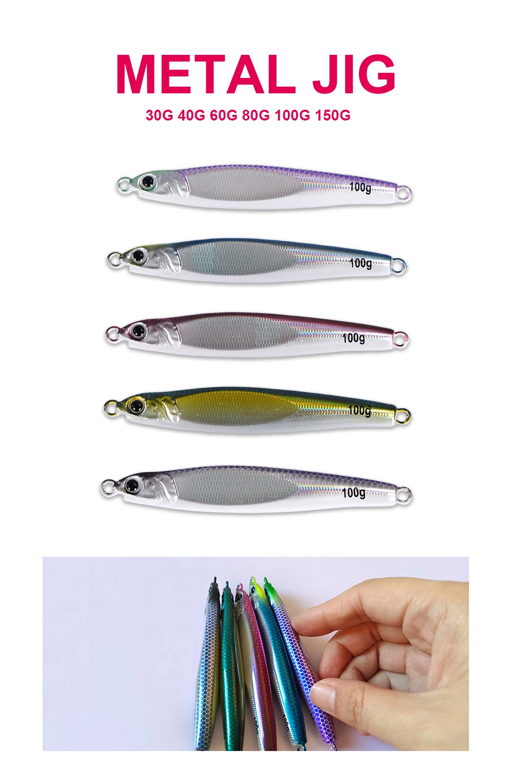 Señuelo TOLU con recubrimiento láser y diseño luminoso