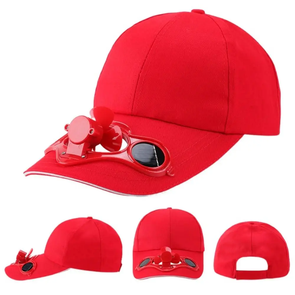 Gorra de pesca transpirable con ventilador, visera ancha solar - imagen 4