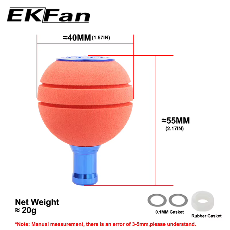 EKFan 40MM EVA perilla basculante accesorio carrete de pesca - imagen 5