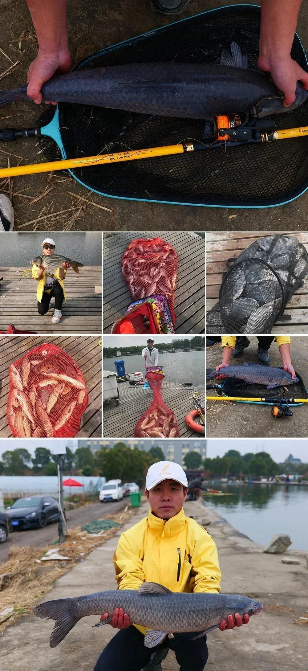 SeaKnight Manster T1-II líder de fluorocarbono para bass y mosca