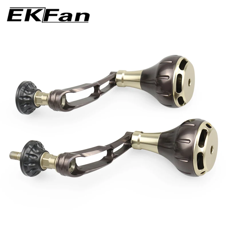Manivela de aluminio EKFan roscada para carretes spinning - imagen 2