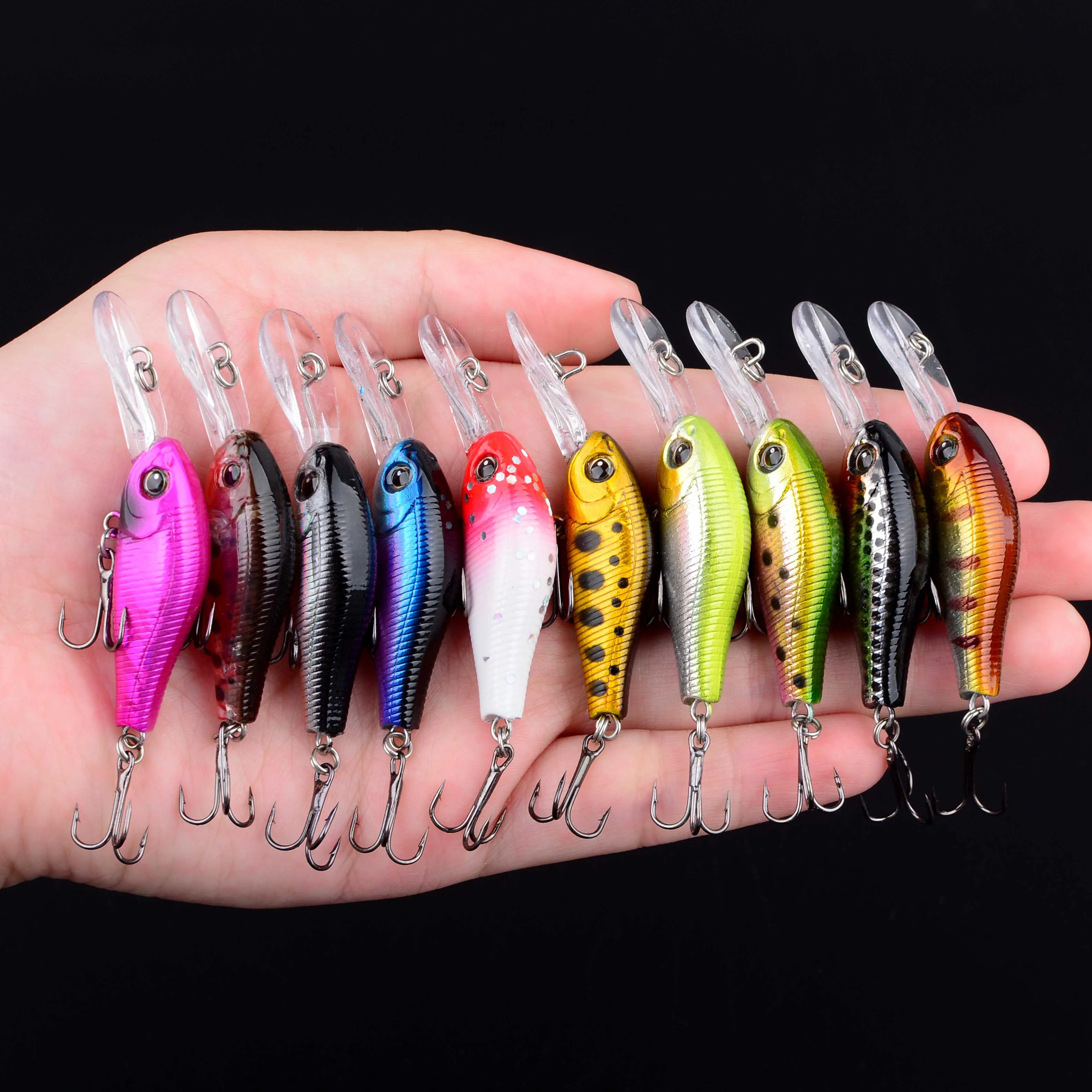 Mini minnow floating lure colores disponibles
