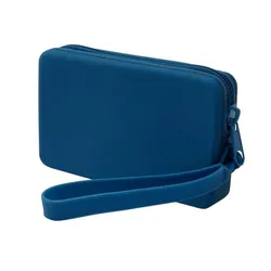 Bolsa impermeable de silicona cuadrada para accesorios y aseo