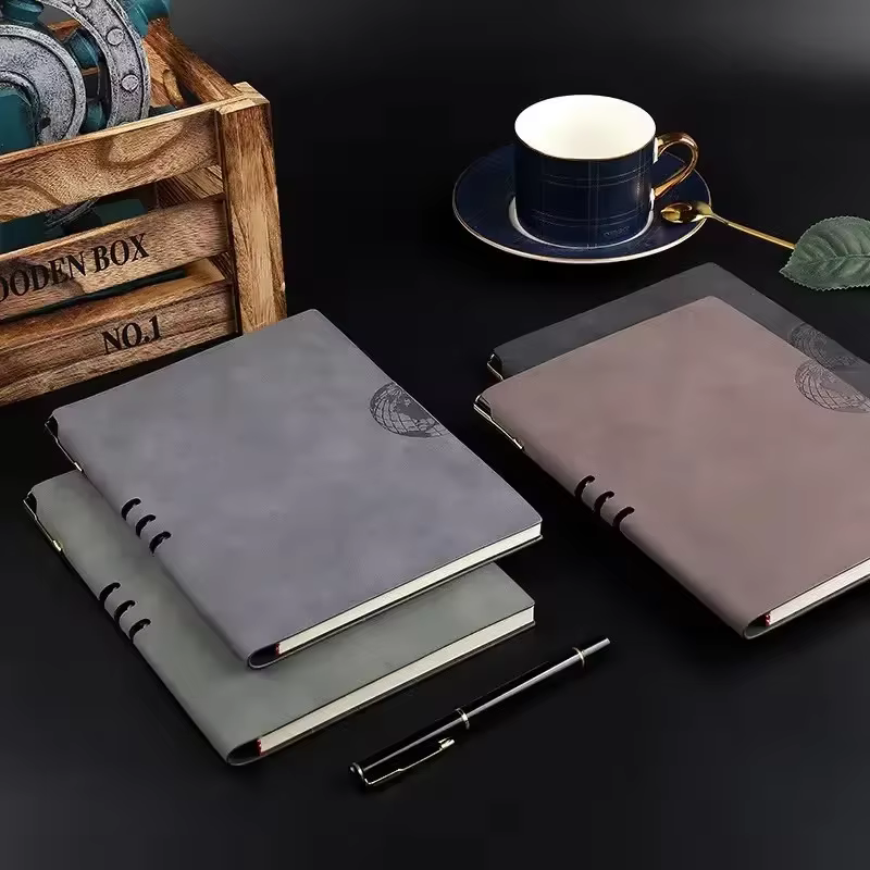 Cuaderno pesca A5 piel genuina - Libreta planificador - imagen 3