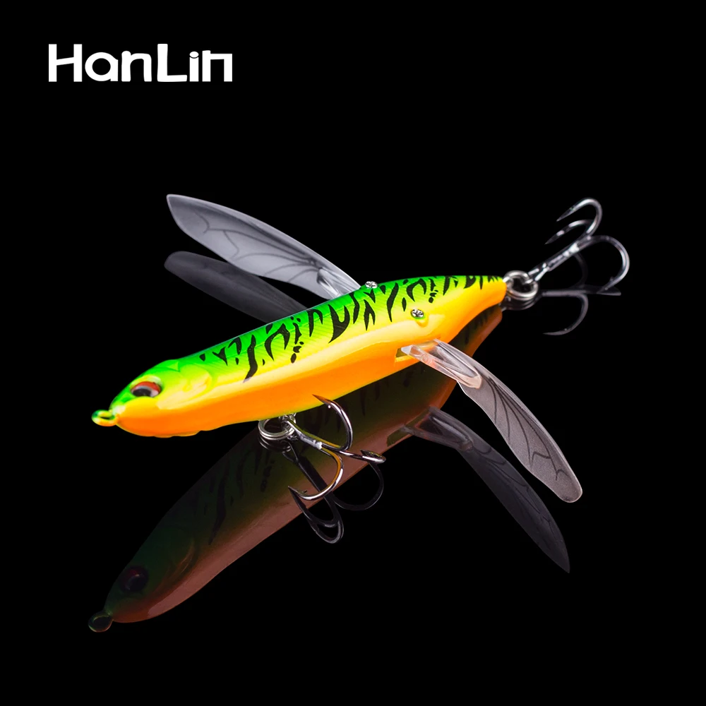 Hanlin Popper Topwater 85mm 6,5g - Señuelo de superficie para lucio - imagen 3