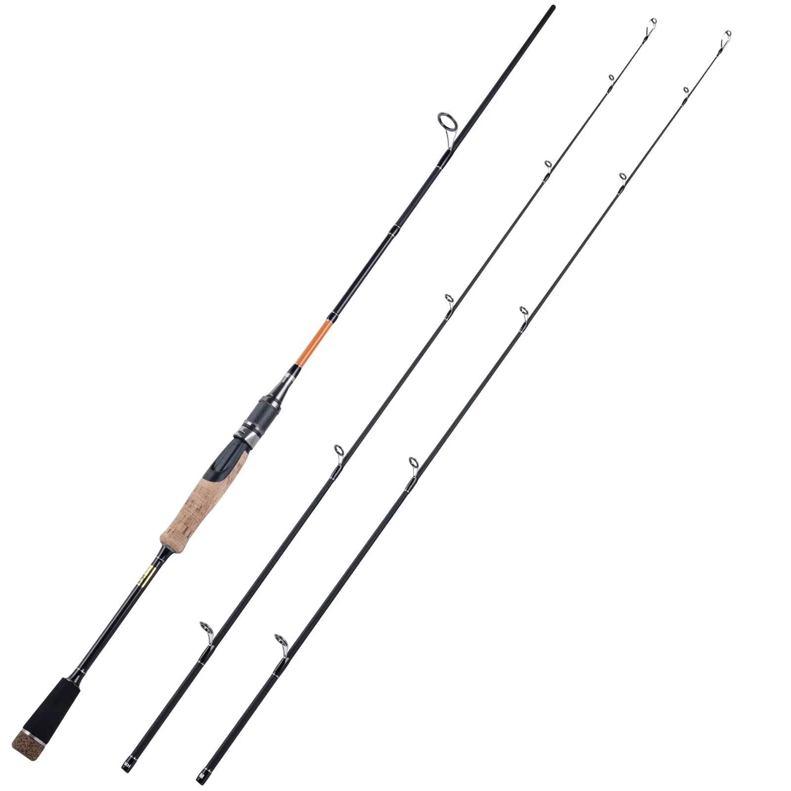 Caña Casting Ultraligera Carbono Doble Puntera – Trucha y Lubina - imagen 4