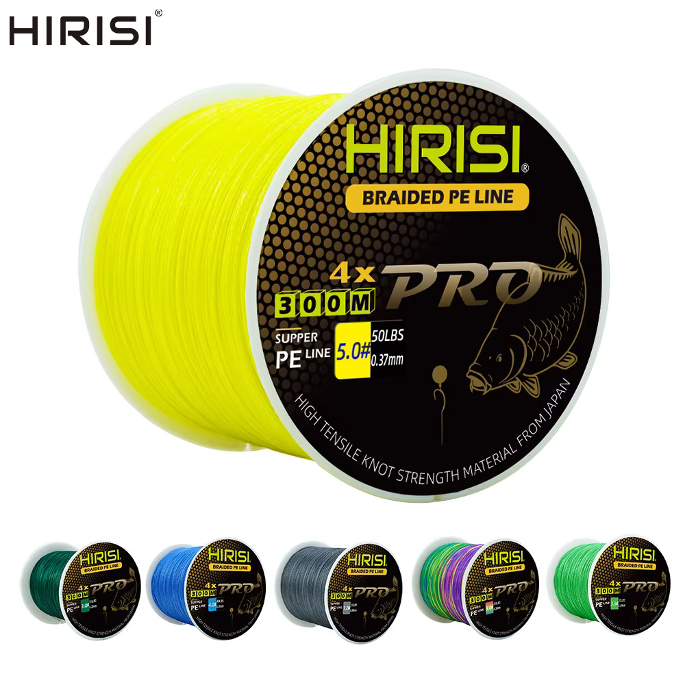 Línea PE Trenzada Hirisi para Carpa 4 Hilos Multifilamento - imagen 2