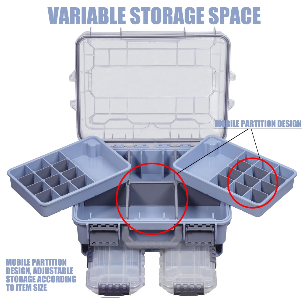 Samolla Caja Aparejos de Pesca Impermeable Portatil Gran Capacidad - imagen 4