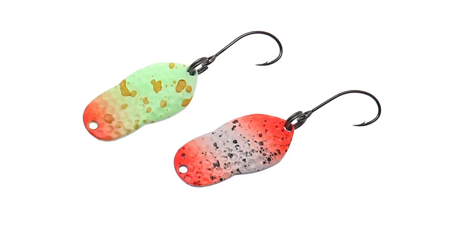 Señuelo de cuchara en uso durante pesca