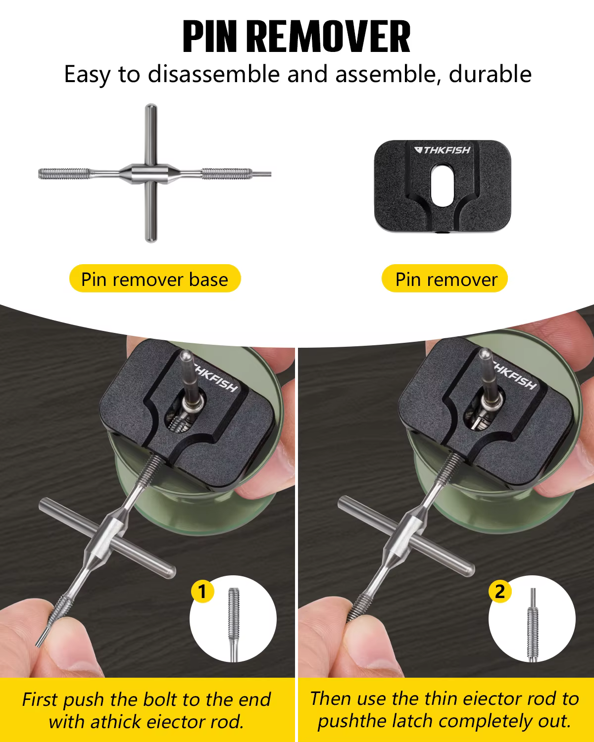 THKFISH Kit Reparación Carretes Pesca – Herramientas DIY - imagen 5