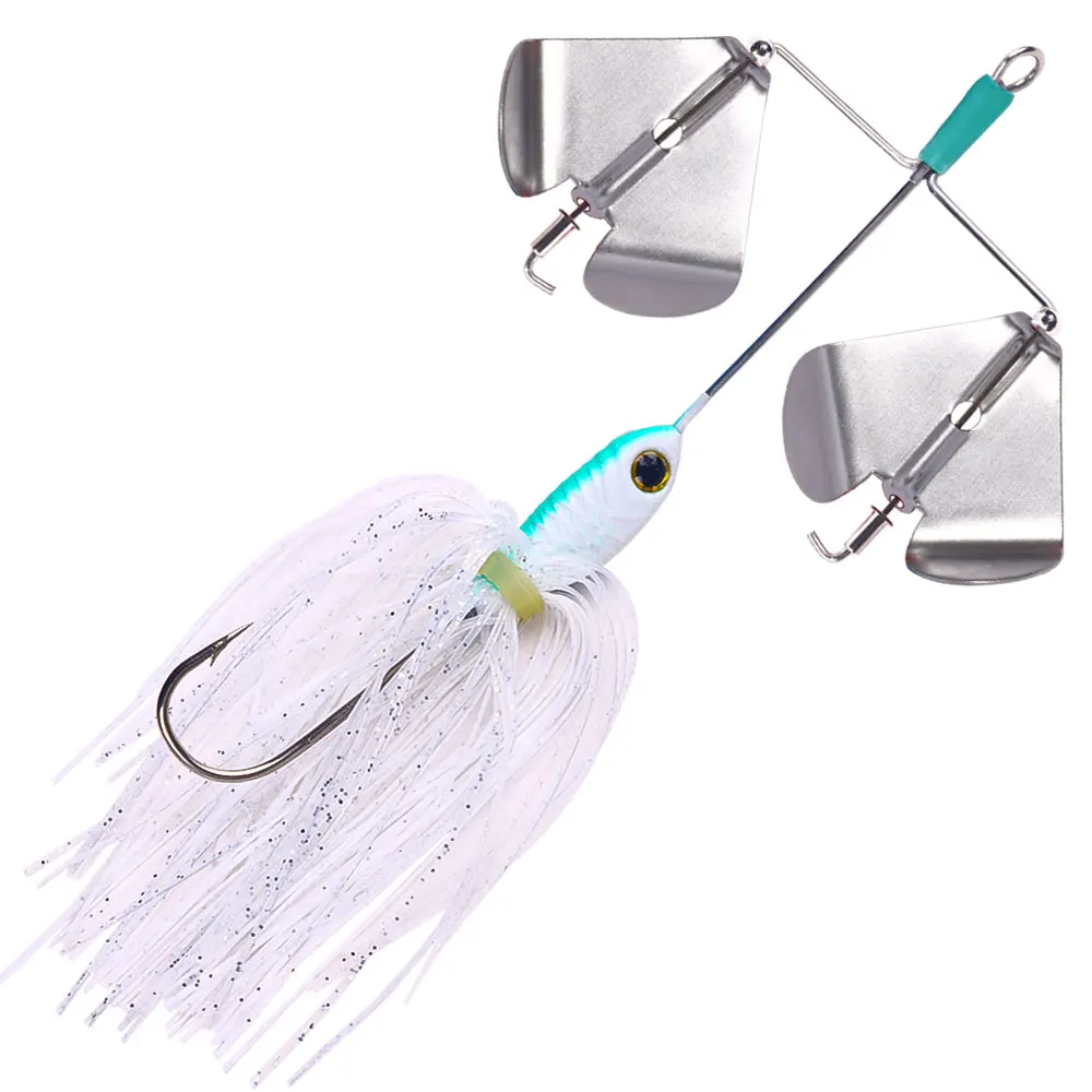 Spinnerbait 21g con paletas giratorias – Señuelo para depredadores - imagen 2